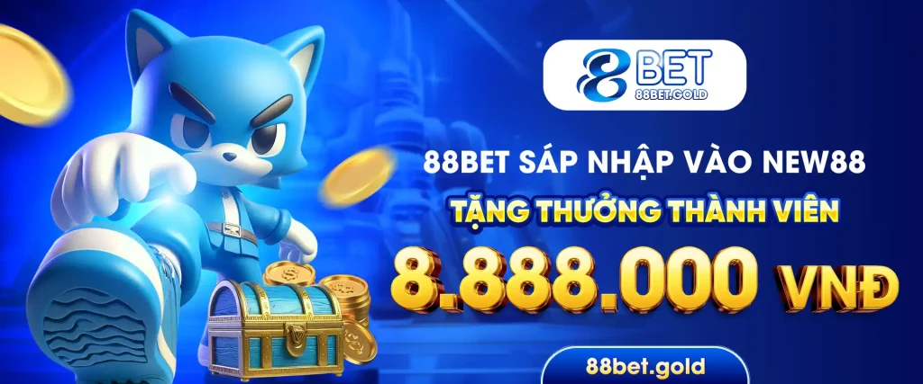 banner 88bet sáp nhập tặng thưởng cho thành viên